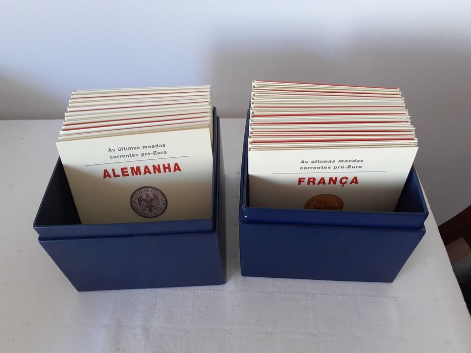 As últimas moedas correntes pré-euro-28 países-Coleções Philae
