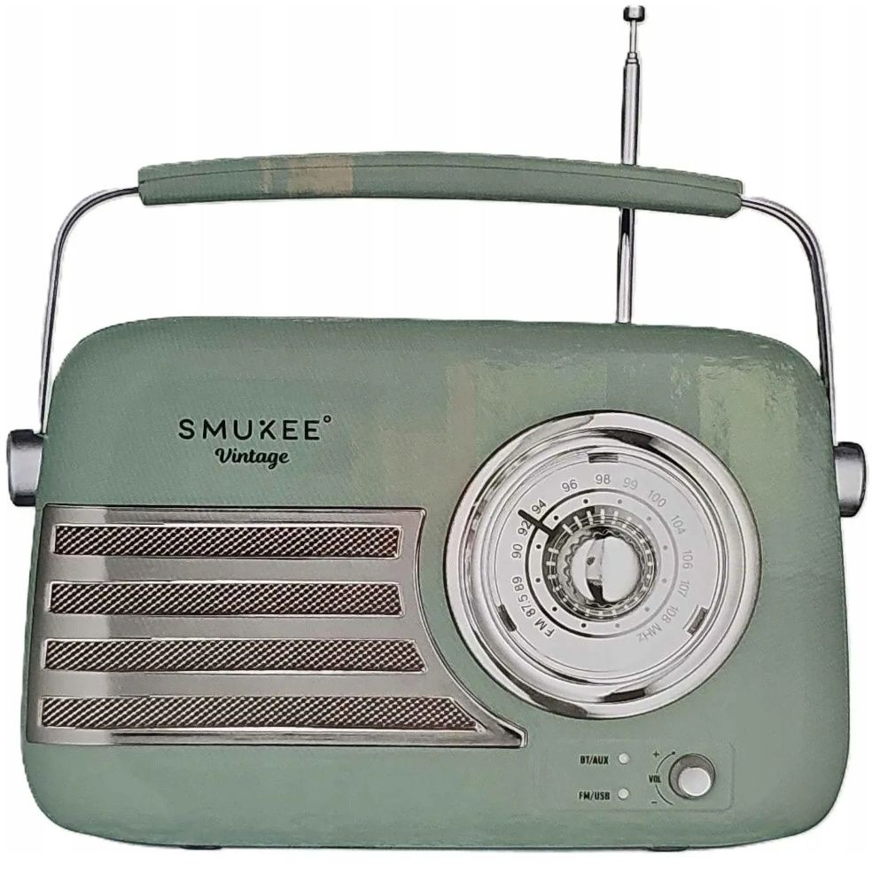 Głośnik Bluetooth Smukee RADIO VINTAGE RETRO 3 KOLORY !
