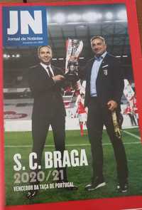 poster com S. C. Braga vencedor da taça de Portugal 2020/21
