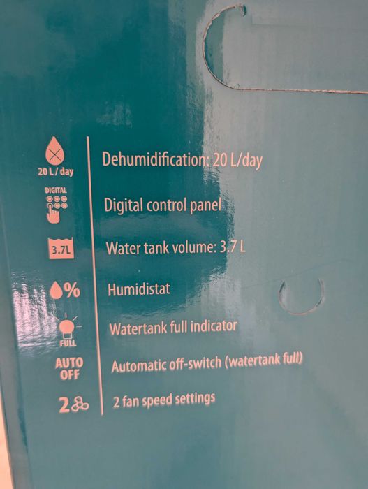 Desumidificador 20L - Super Funcional Tristar