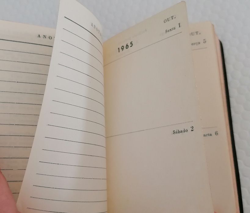 Agenda de bolso, 1965 , (uma raridade)