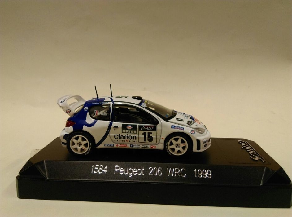 Peugeot 206 panizzi wrc 1:43 solido