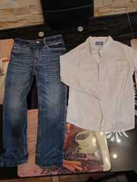 Spodnie chłopięce i koszula 116