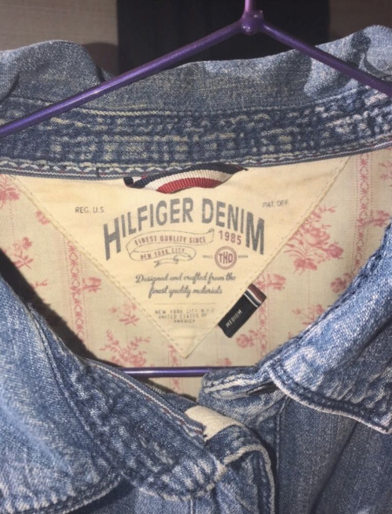 tommy hilfiger koszula jeans damska meska unisex denim