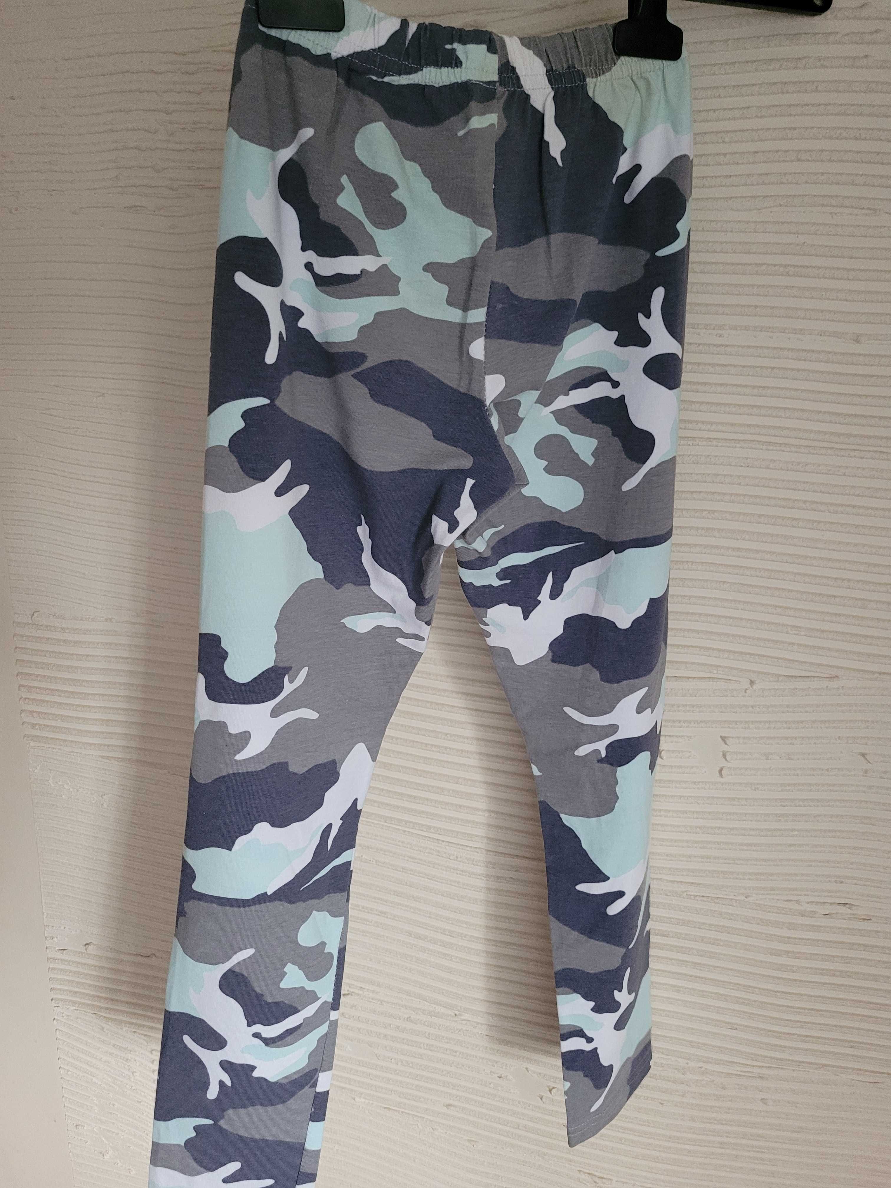 Legginsy moro r. 140 JAK NOWE polskie Kropek