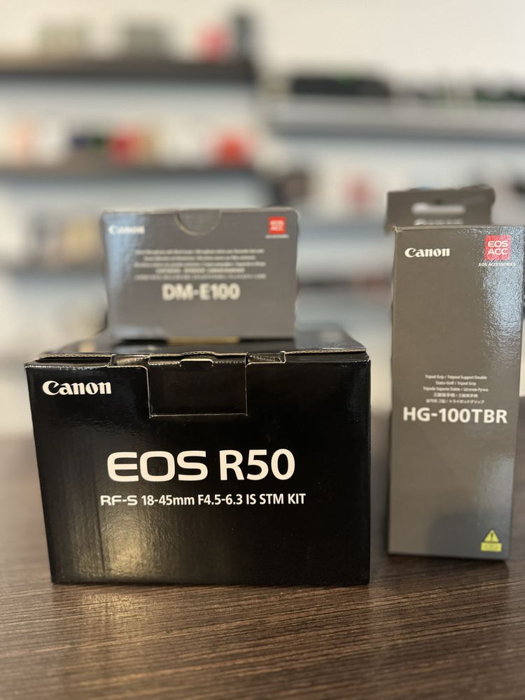 Canon EOS R50 czarny + Content Creator Kit Poznań Długa 14