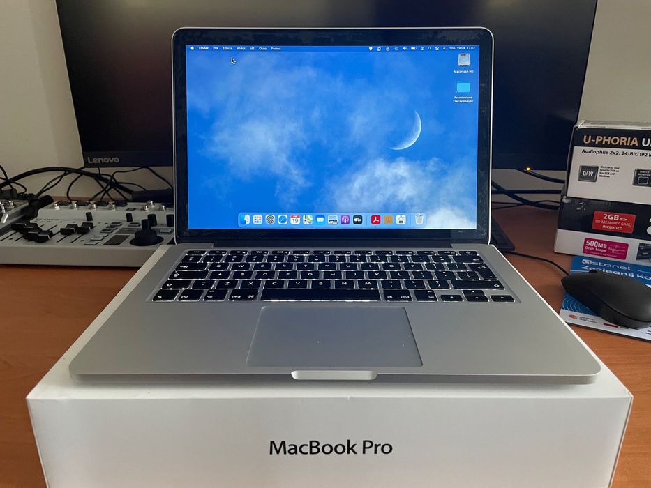 MacBook Pro 13’’ i5 / 4GB RAM / SSD 128GB – sprawny, stan bardzo dobry