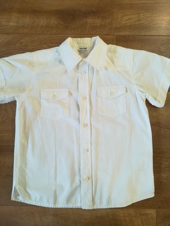 Biała koszula krótki rękaw Tup tup r. 134