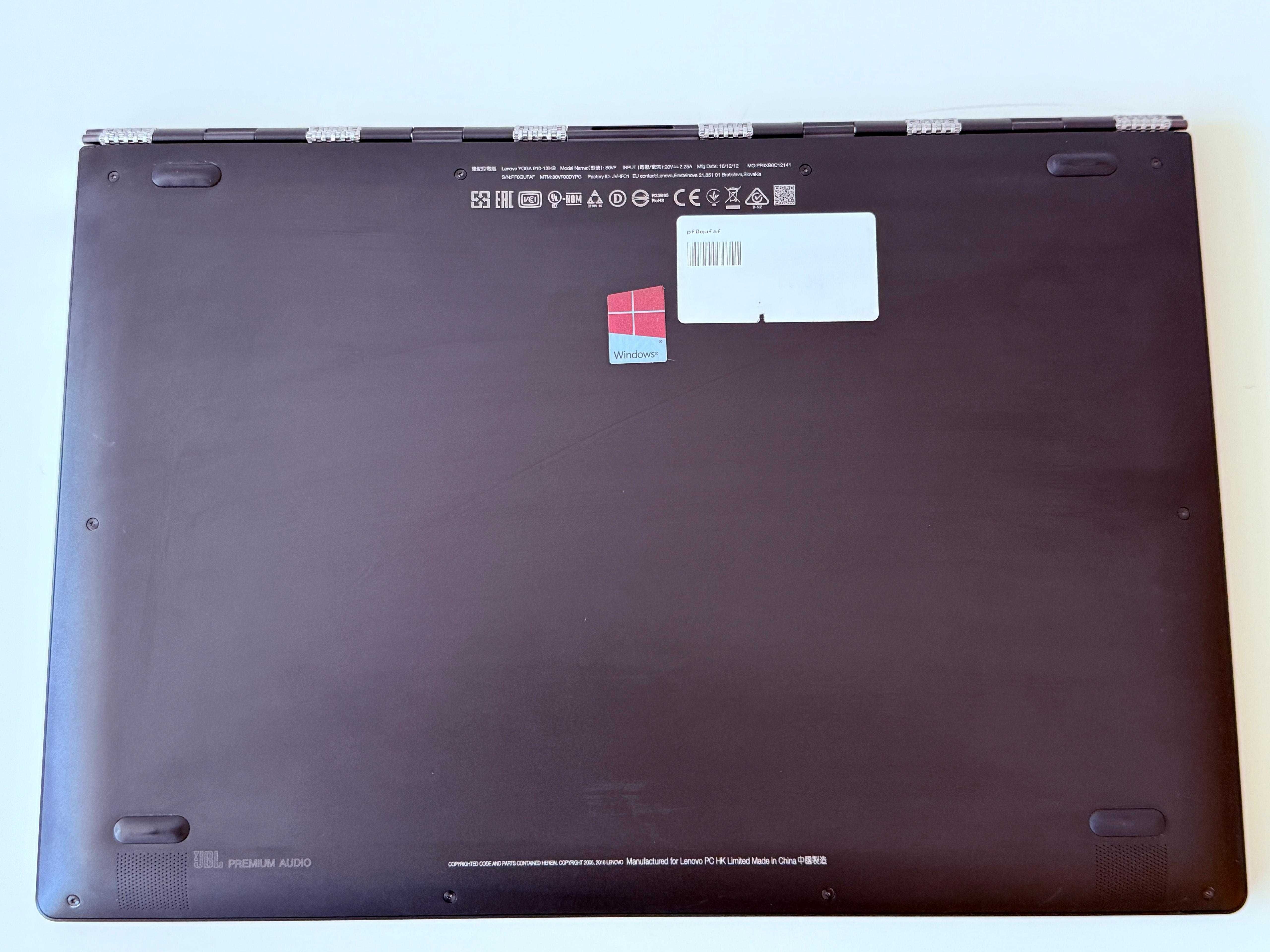 Lenovo Yoga 910-13ikb Hibrido - Ecran tátil, 16Gb RAM, SSD 512 Gb