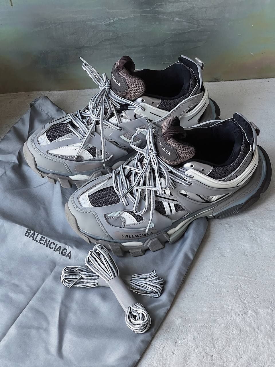 р36-41 Кросівки Balenciaga Track 3.0 Grey