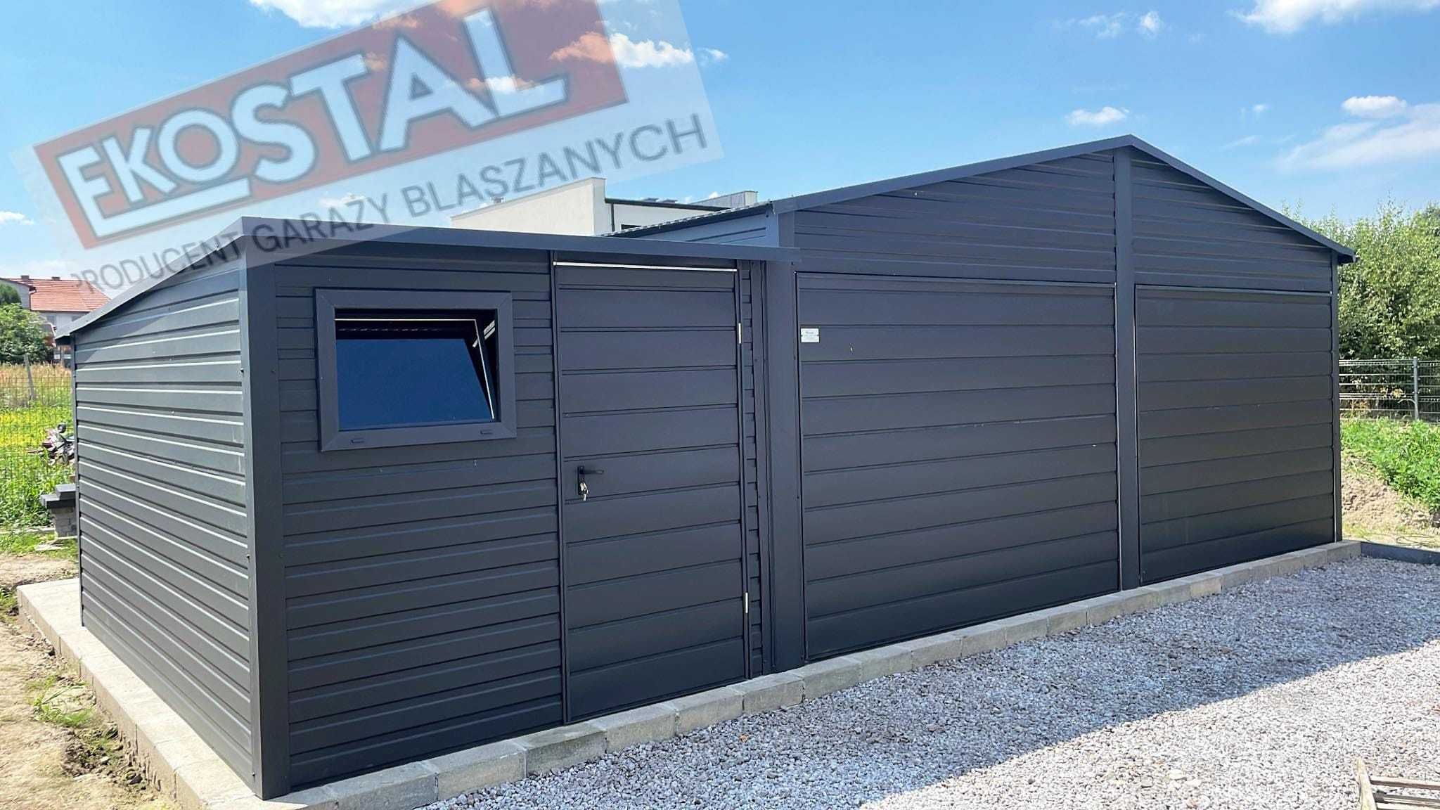 Garaż Blaszany Hala 8x12  - Producent