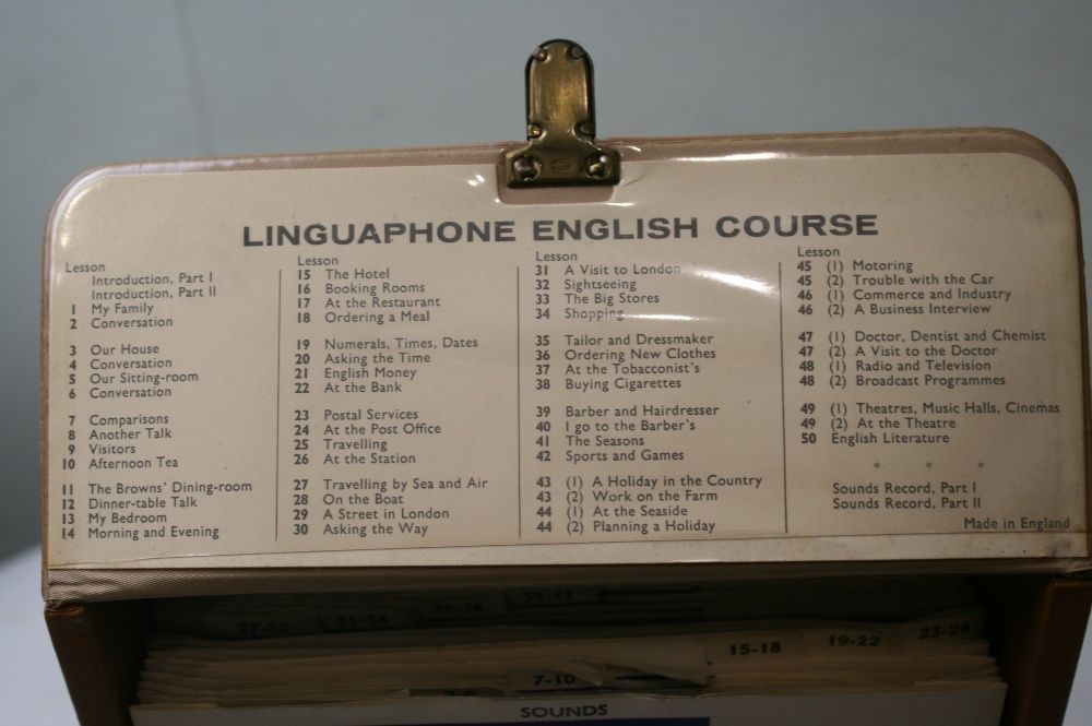 Linguaphone Institute English Course em Vinil