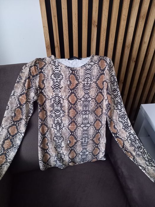 Bluzka print zwierzęcy S