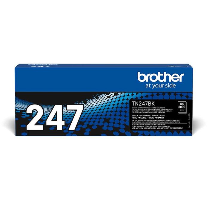 Brother TN247BK Toner Oryginalny wysoka pojemność 3000 stron Czarny