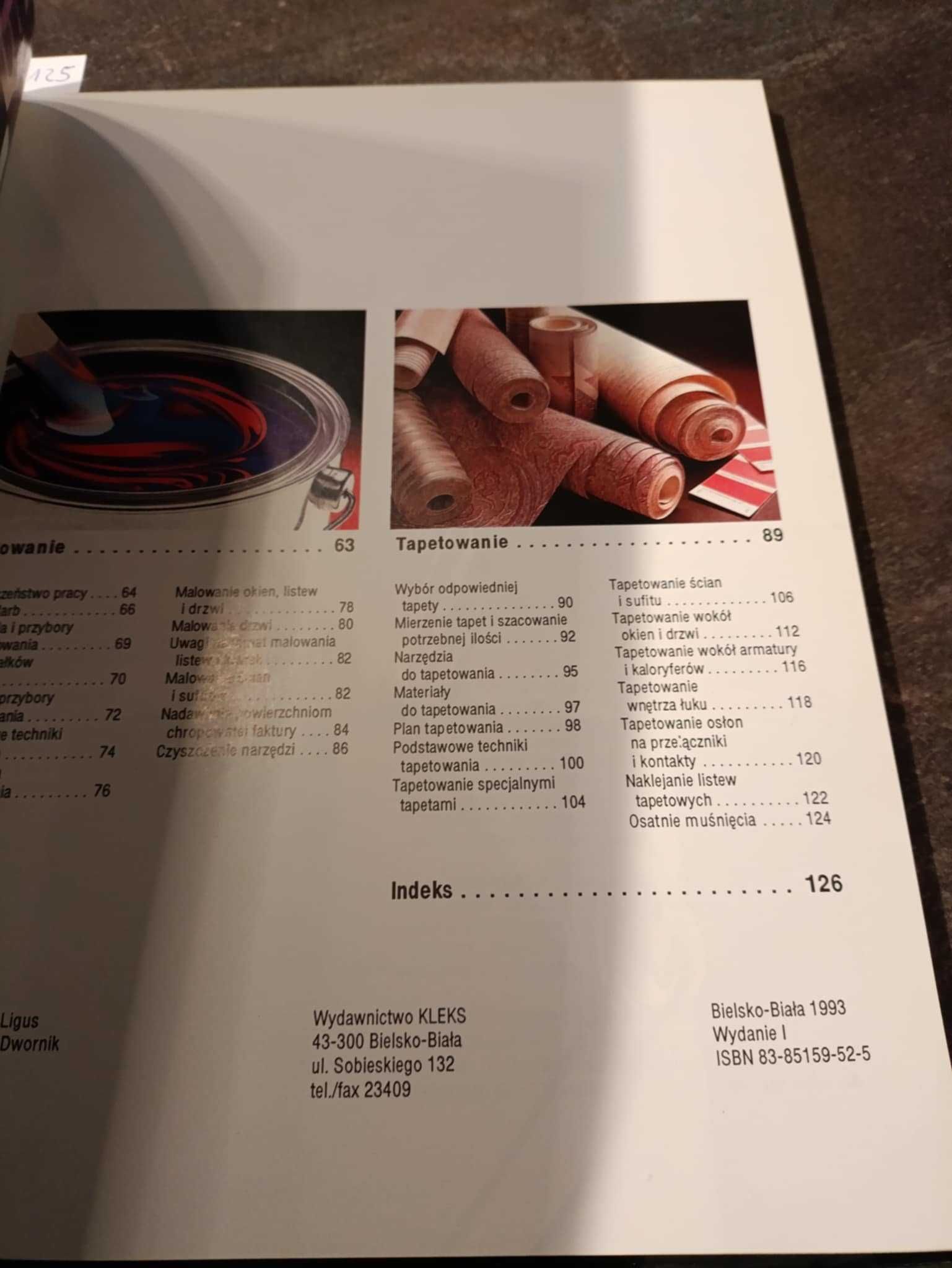 Malowanie i tapetowanie Biblioteka Pana domu Vedemecum złotej rączki
