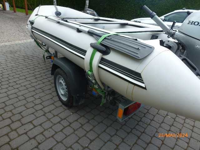 Ponton Bt420s , silnik Honda 20 KM ,przyczepa podłodziowa