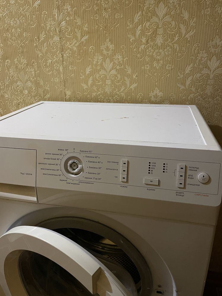 Продається пральна машина 1250 Gorenje на 7 кг