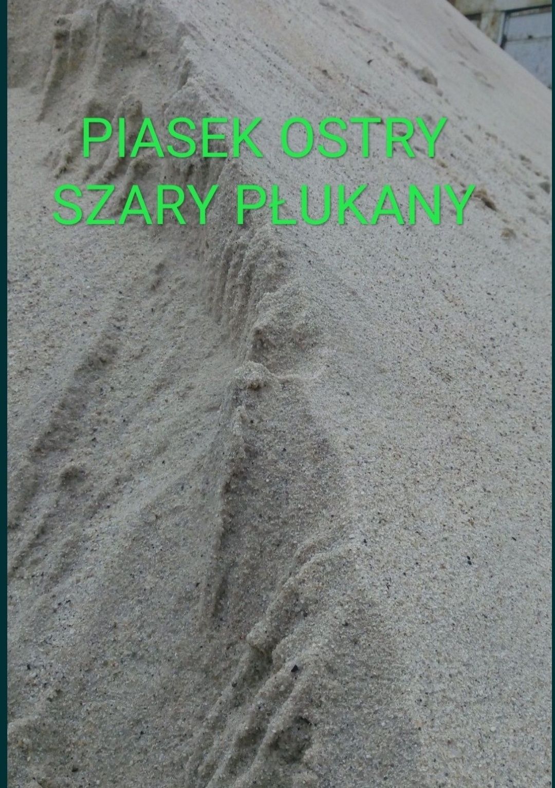 Piasek żółty siany Do piaskownicy lub szary płukany do betonu