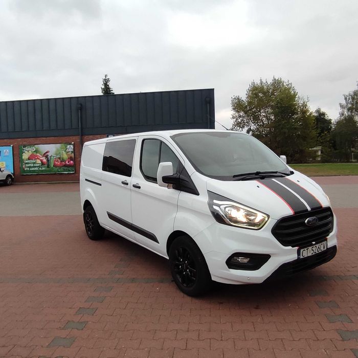Ford Transit Custom long L2 Brygadówka Doka 6-miejsc