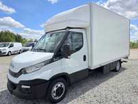 Iveco 35C18 3,0 HPI 180 KONNY KONTENER 4,2M WINDA KLIMA WEBASTO KAMERA 8 BIEGOWY HIMATIC 4,1M ROZSTAW OSI