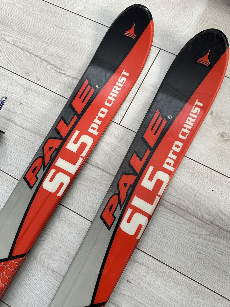 Buty narciarskie Salomon, narty i kijki