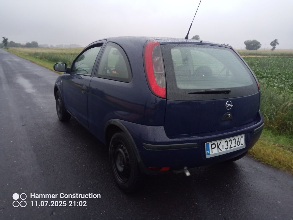Opel Corsa C 1.0 zero rdzy, nowy olej i przegląd