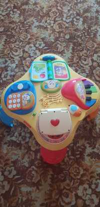 Столик розвиваючий  музичний фішер прайс Ноутбук Fisher price