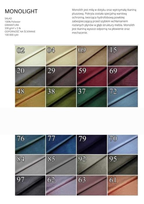 Zestaw do salonu Glamour