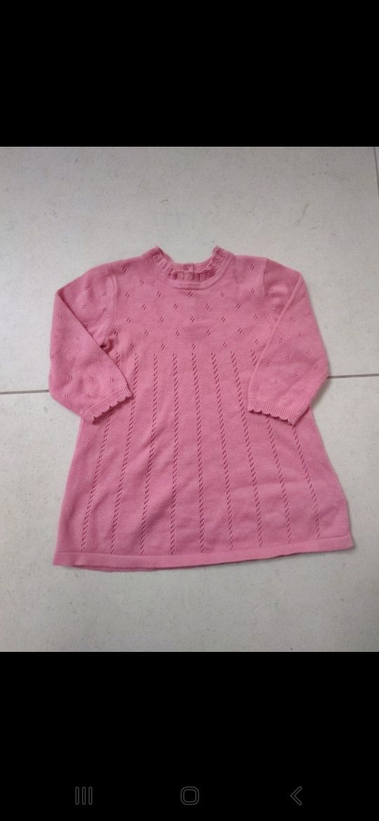 Różowa sukienka Mothercare 6-9 mies.