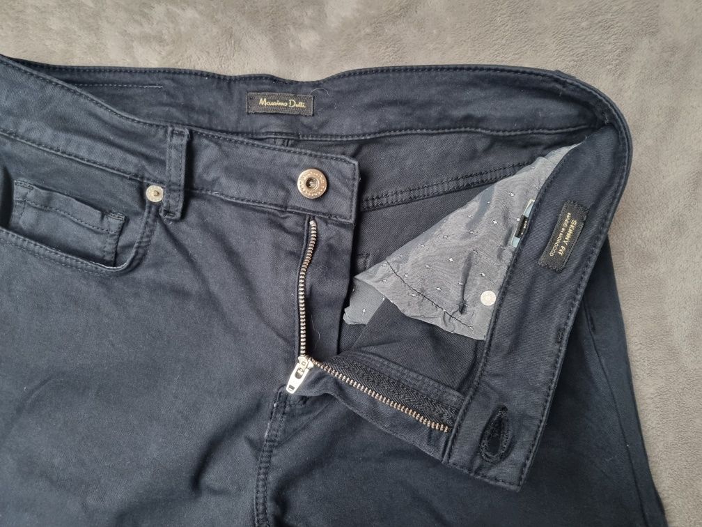 Granatowe spodnie Massimo Dutti, rozm. 40