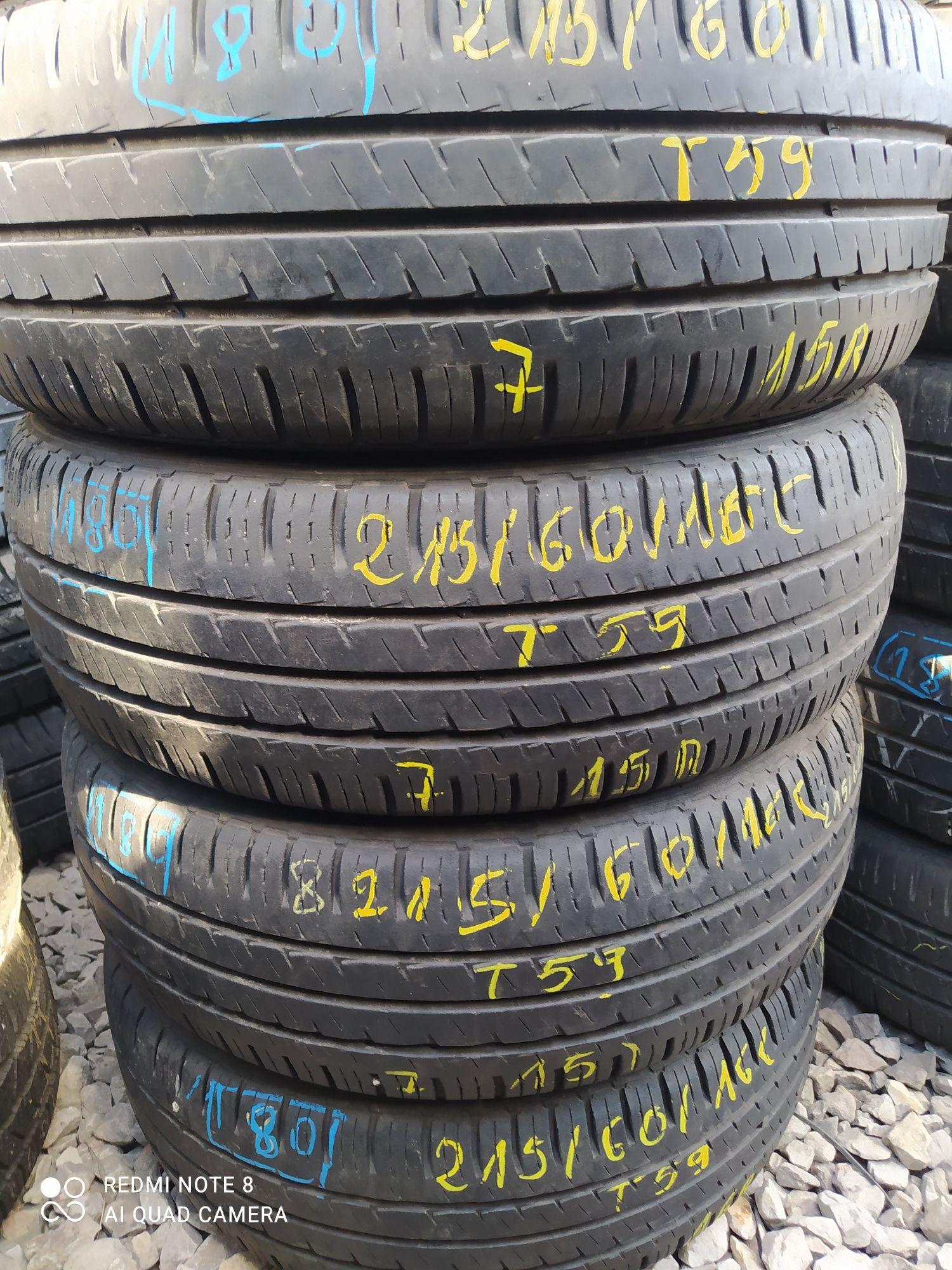 T59 215/60/16c sztuk 2 Hankook