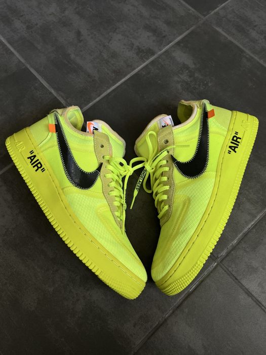 Nike x Off-White Air Force 1 Low “Volt”