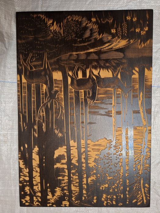 Картина чеканка медная