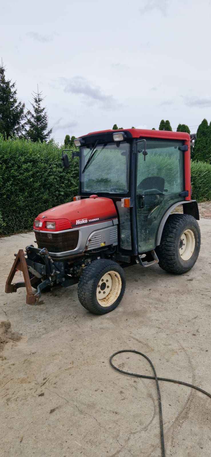 Traktor ogrodniczy komunalny hako yanmar hakotrac 3500 uszkodzony