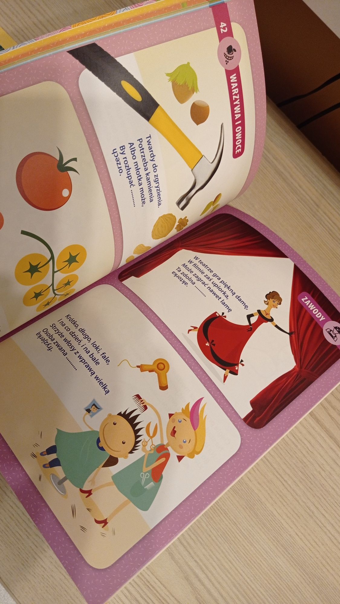 Nowa książka Zagadki dla dzieci - kolorowa, mnóstwo pomysłów i haseł