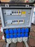 Rozdzielnia budowlana GIFAS - 230V / 400V,  18 gniazd, 2 różnicówki