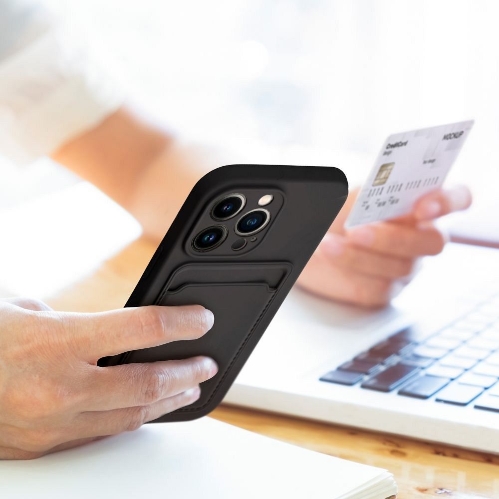 Futerał CARD CASE do IPHONE 14 Pro Max czarny