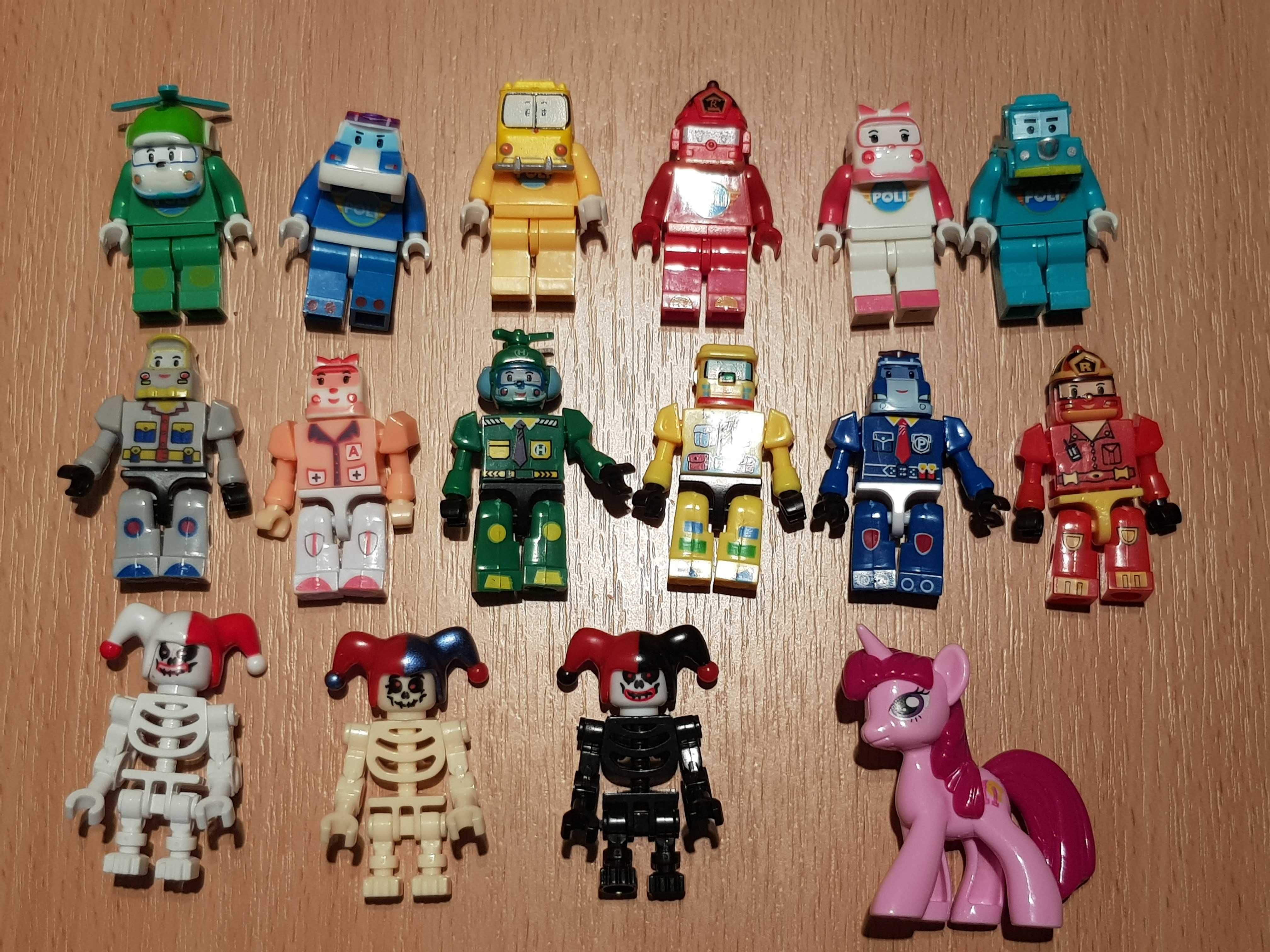 Lego фигурки Микки маус фиксики амонгас робокар поли снупи