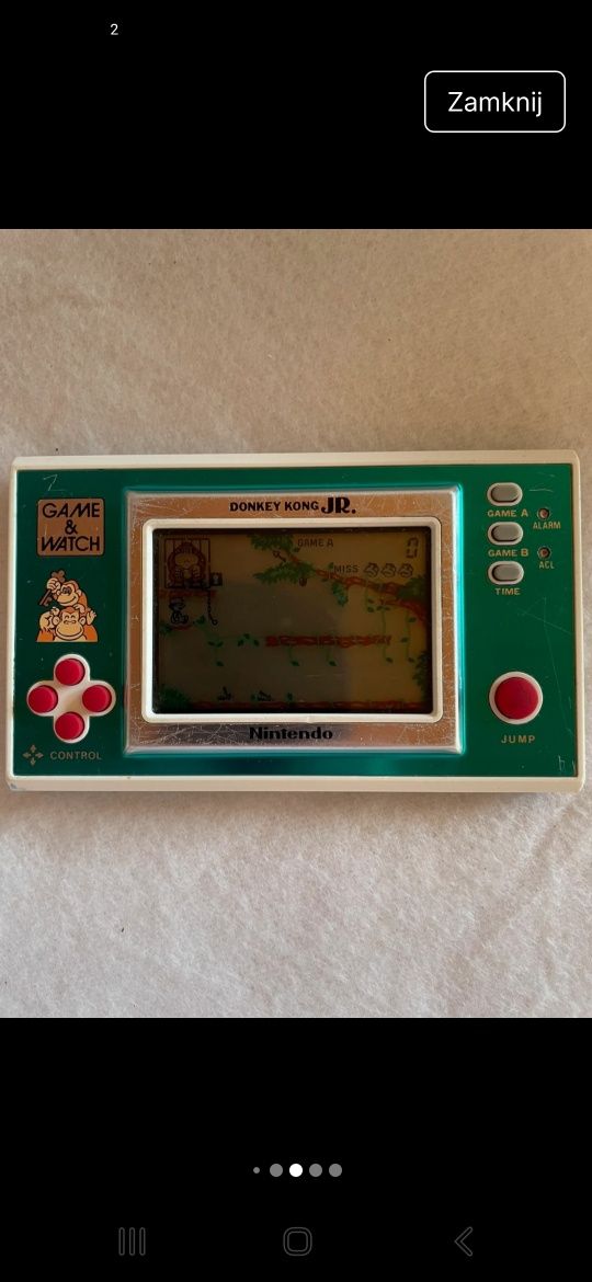 Nintendo Game & Watch WIDE SCREEN donkey kong jr.