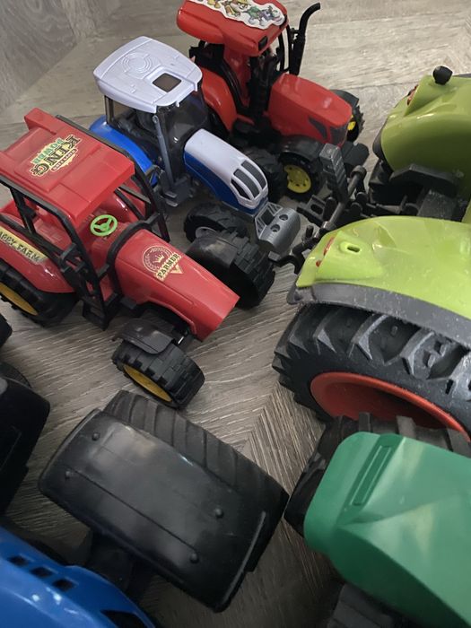Zestaw traktorow dla chlopca
