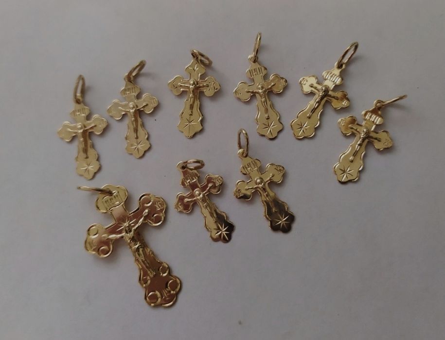 Золотий хрестик. На хрестини/подарунок