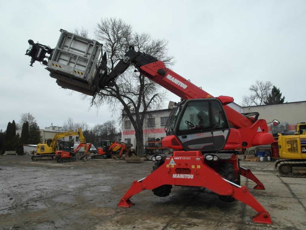 Manitou MRT 1840 obrotowa ładowarka teleskopowa 2400 mtg kosz pilot