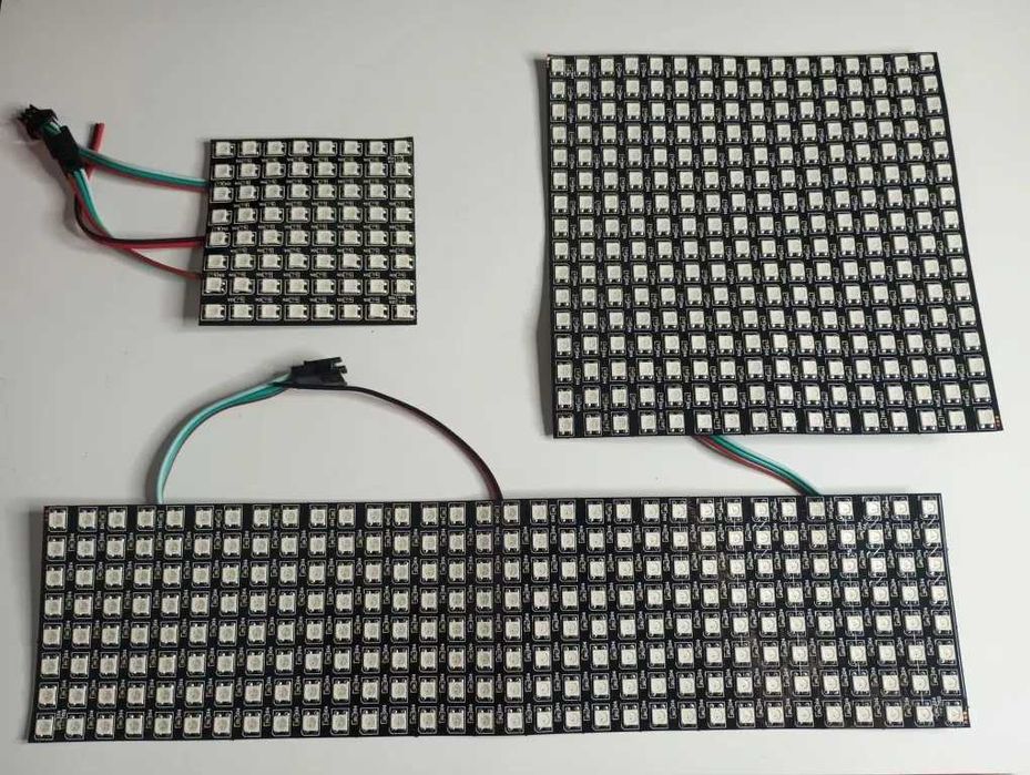 Матрица светодиодная адресная 8*32 , 16*16 , 8*8 , WS2812b Arduino