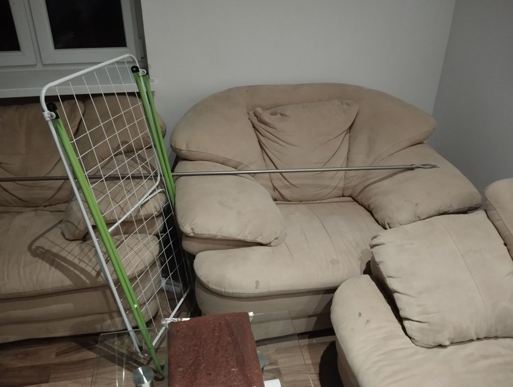 Sofa dwa fotele, komplet