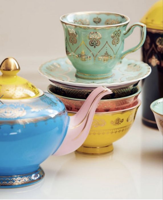 Pols Potten сервис чашки, чайник, тарелки