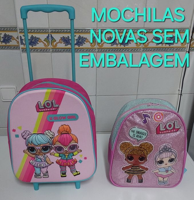 2 MOCHILAS, 3D E 2D PARA CRIANÇA.Casa,Escola,Férias,Viagens,Quarto.