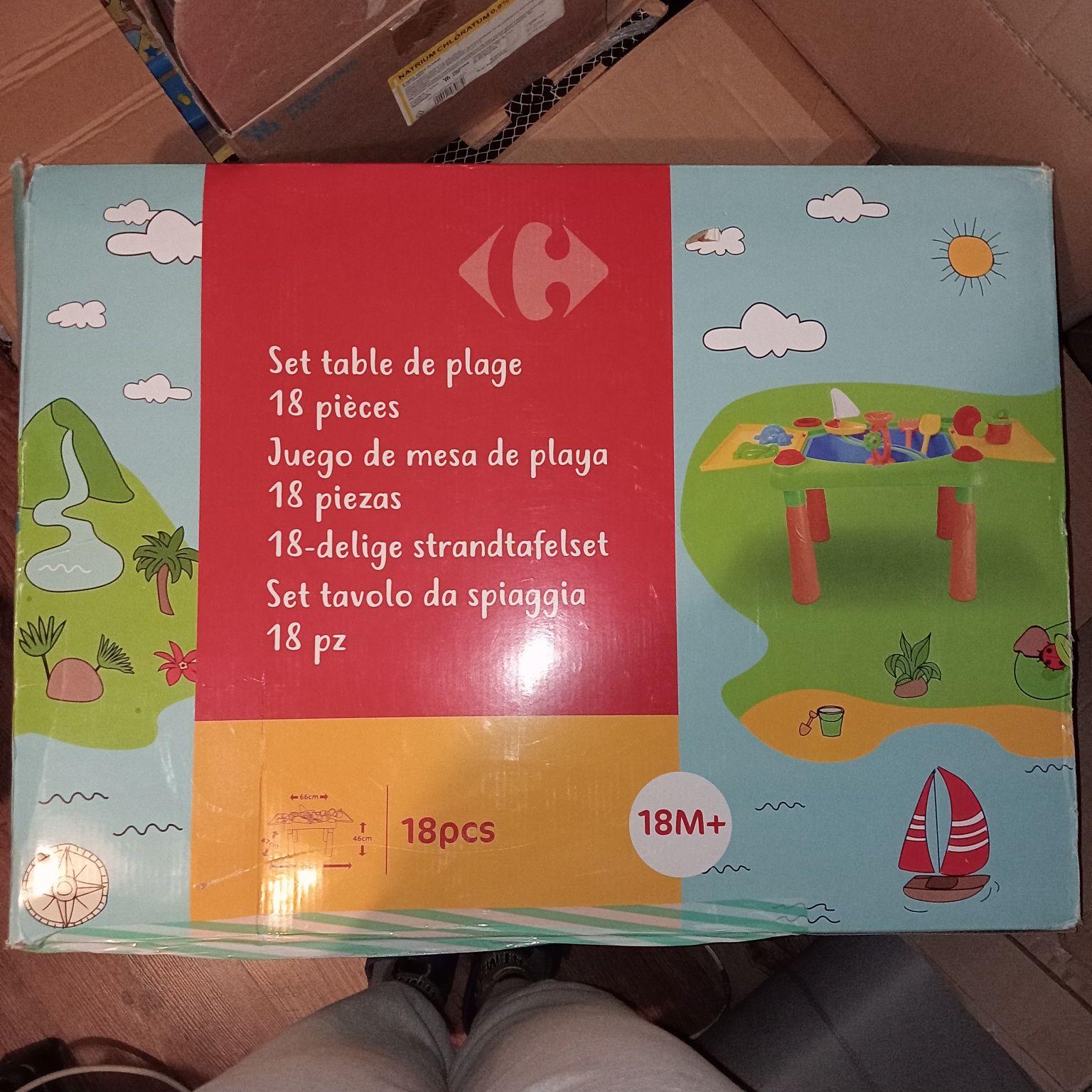 piaskownica stolik