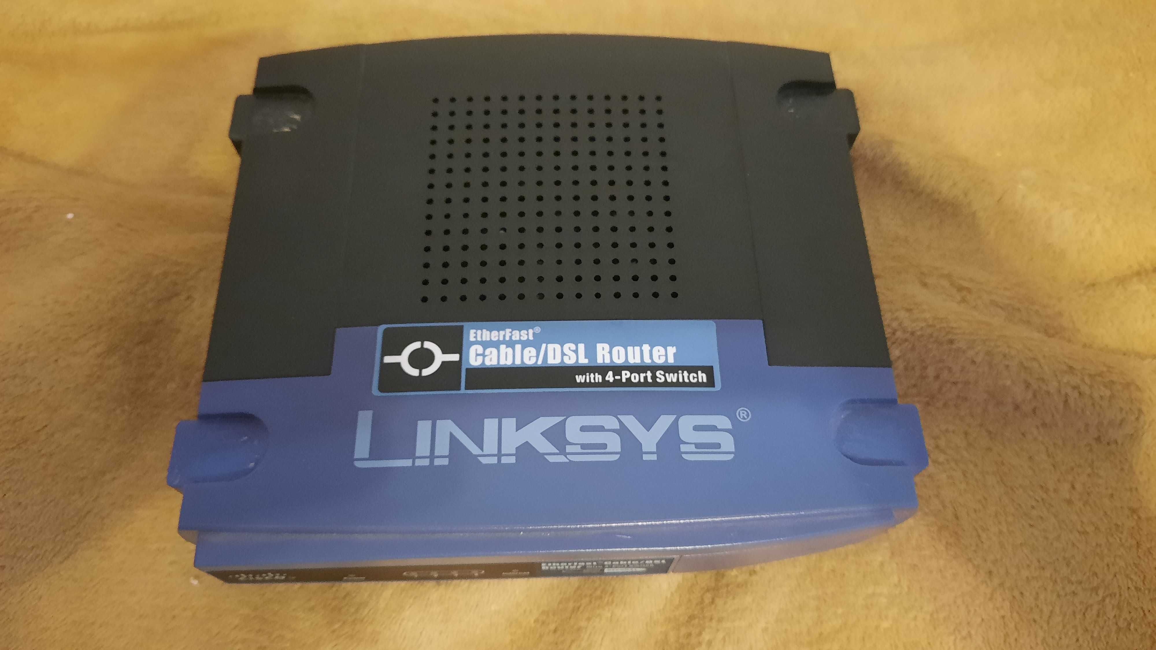 Router Linksys BEFSR41, sprawny bez zasilacza.