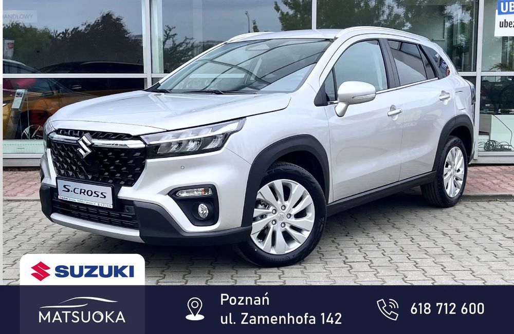Suzuki SX4 S-Cross Premium 1.5 StrongHybrid 2WD 6AGS Silky Silver / Auto demonstracyjne