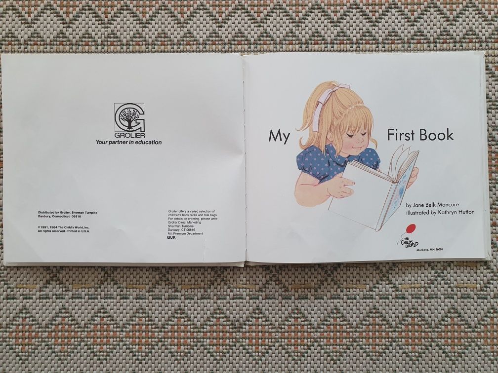 My first book first steps to reading J.B. Moncure książka